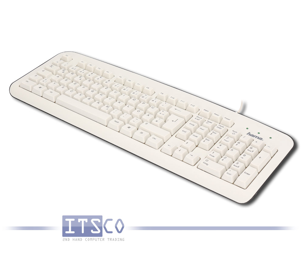 Hama weiß K210 ITSCO! Keyboard gebraucht Basic günstig kaufen bei
