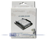 Laufwerksschacht-Adapter LC-Power LC-ADA-35-225 für Festplatte oder SSD 3.5" AUF 2x 2.5" NEU & OVP