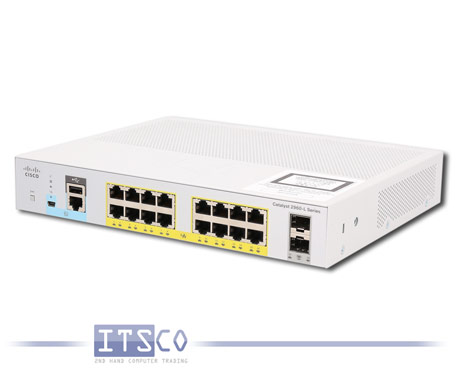 Cisco Systems Catalyst 2960-C Series 16-Port PoE+ Switch