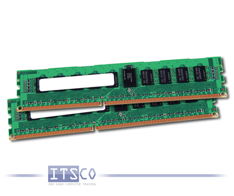 Speicher div. Hersteller 2GB Kit (2x 1GB) DDR2 PC2-4200E 533MHz ECC