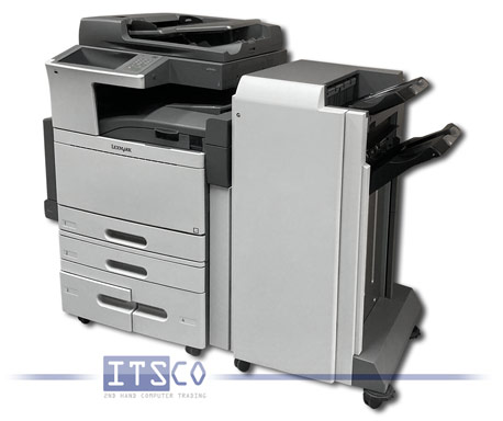 Farblaserdrucker Lexmark X950de MFP Drucken Scannen Kopieren Faxen Duplex DIN A3 mit Finisher