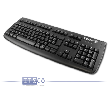 Tastatur Logitech Deluxe 250 Keyboard mit "terra"-Branding