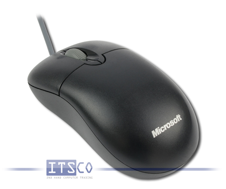 Maus Microsoft Basic Optical Mouse 1.0A 3 Tasten Scrollrad USB