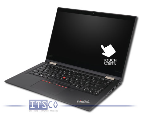 2-in-1 Touchscreen Notebook Lenovo ThinkPad x390 Yoga Intel Core i5-8265U 4x 1.6GHz 20NQ