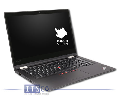 2-in-1 Touchscreen Notebook Lenovo ThinkPad Yoga 370 Intel Core i7-7600U 2x 2.8GHz 20JJ