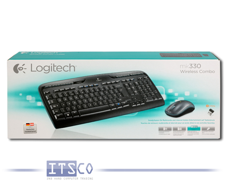 Wireless Combo Logitech MK330 Maus und Tastatur Set Kabellos Deutsch QWERTZ NEU & OVP