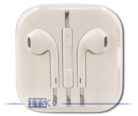 Original Ohrhörer Apple EarPods mit Fernbedienung und Mikrofon MD827ZM NEU BULK
