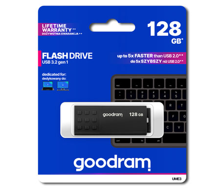 USB-Stick goodram UME3 128GB USB TYP-A 3.2 GEN 1