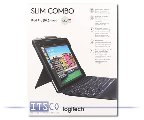 Schutzhülle Logitech Slim Combo mit Tastatur für iPad Air (3. Generation) iPad Pro 10.5"
