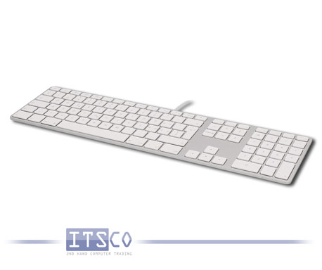 Tastatur Apple A1243 Weiß-Grau USB-Anschluss Schweizerdeutsch QWERTZ
