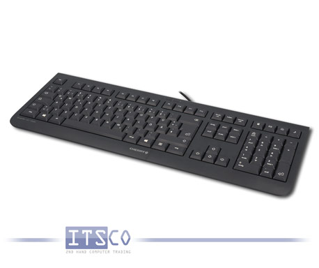 Tastatur Cherry KC 1000 mit Dunkel-Grau USB-Anschluss Deutsch QWERTZ