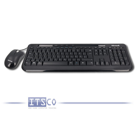 Microsoft 600 Desktop Maus und Tastatur Set USB-Anschluss
