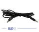 Stereo Audio Kabel schwarz, 3,5mm Klinke auf 3,5mm Klinke 2 Meter