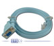 Cisco Konsolenkabel RJ-45 Stecker auf D-Sub seriell 9-polig 1,50 Meter Kabellänge blau PN: 72-3383-0