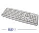Tastatur Genius K639 weiß/hellgrau deutsch 105 Tasten PS/2 Anschluss