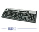 10x Tastatur HP PS/2 Anschluss Silber/Schwarz