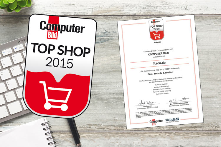 ITSCO als TOP Shop 2015 ausgezeichnet