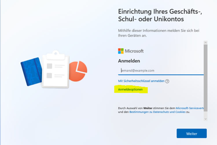 Windows 11 - Anmeldeoptionen