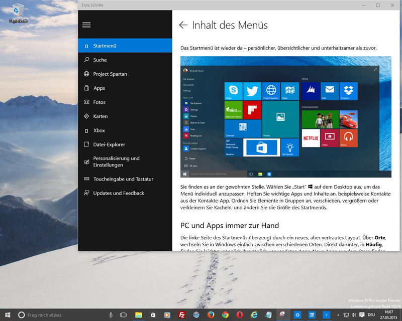 Windows 10 - Vielzählige Apps