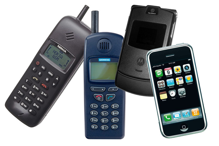 Gebrauchte Handys in verschiedenen Formen und Größen bestellen